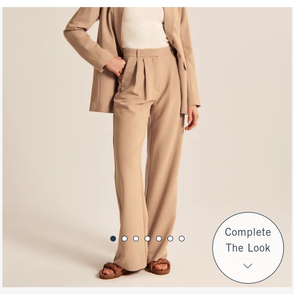 Abercrombie Sloan Tailored Pant Brown/ New